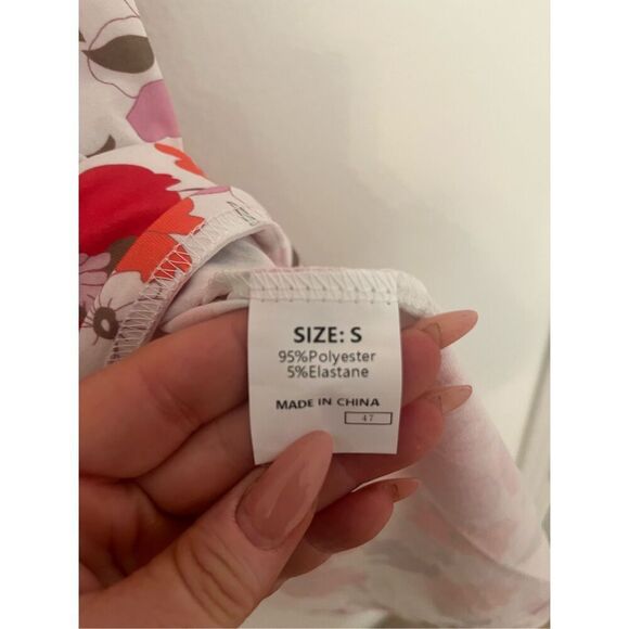 GSTQ Orange Floral Shift Dress NEW NWT - Picture 6 of 7